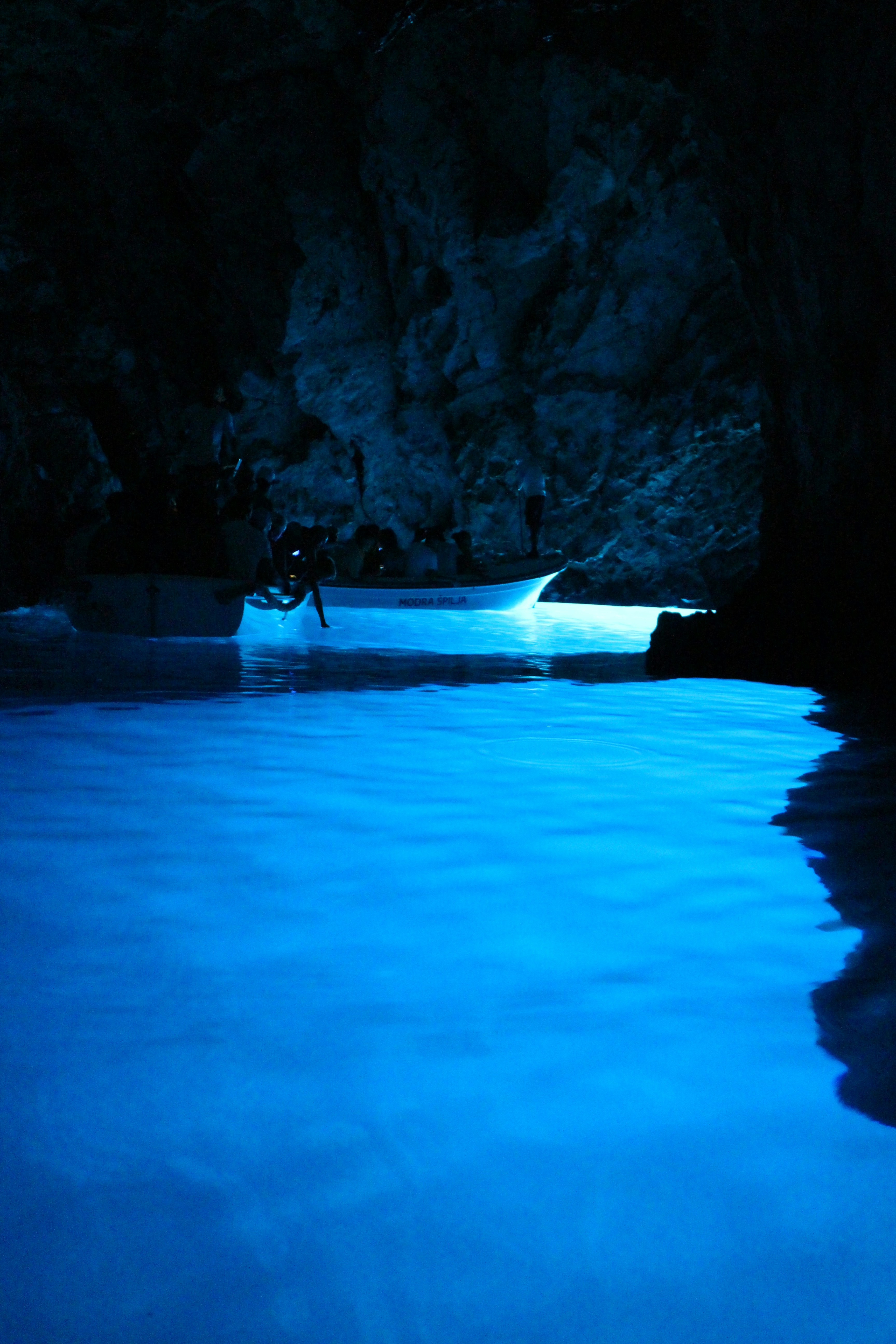 Beautiful Blue Cave tour destination in Croatia